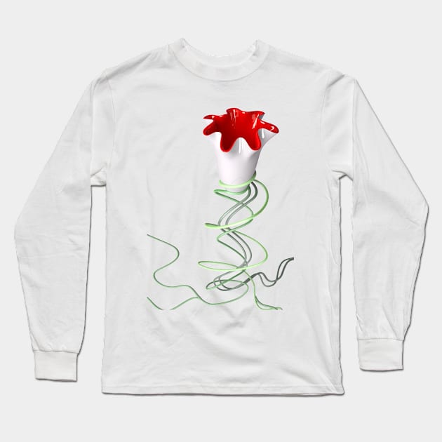 Flower Vase Long Sleeve T-Shirt by Prelude